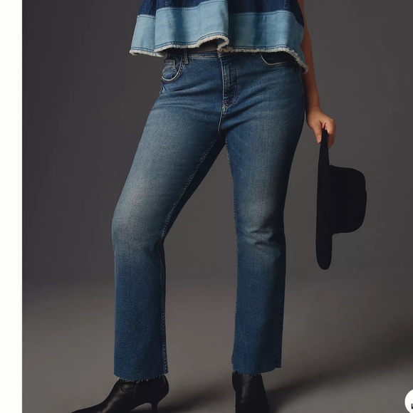 Pilcro Denim - Anthropologie Pilcro Women’s The Yaya Mid-Rise Crop Jeans Size 31